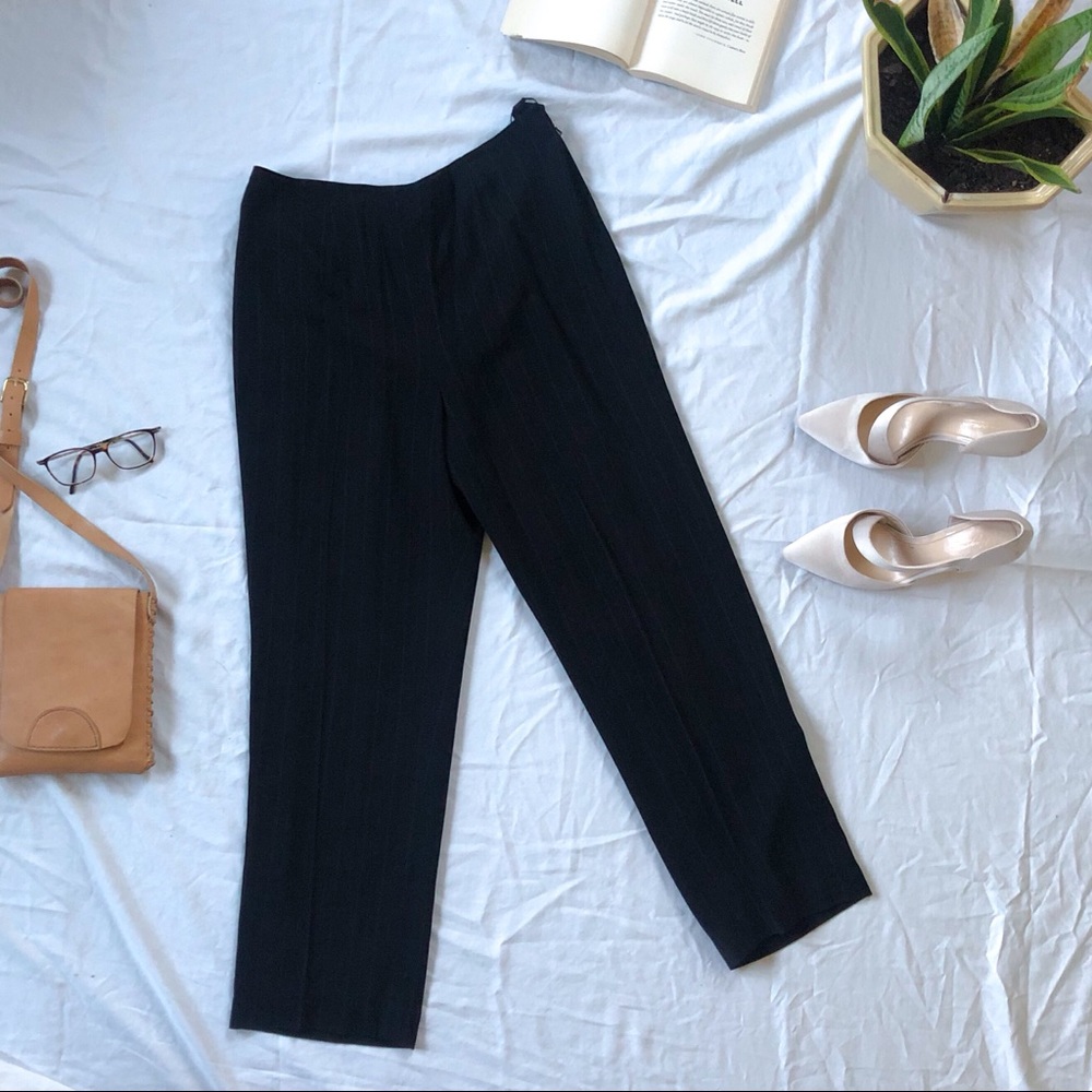 Women’s Pinstripe Business Professional Trousers